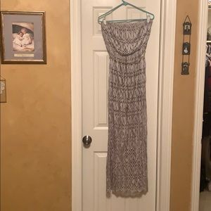 Tan Floor Length Sundress